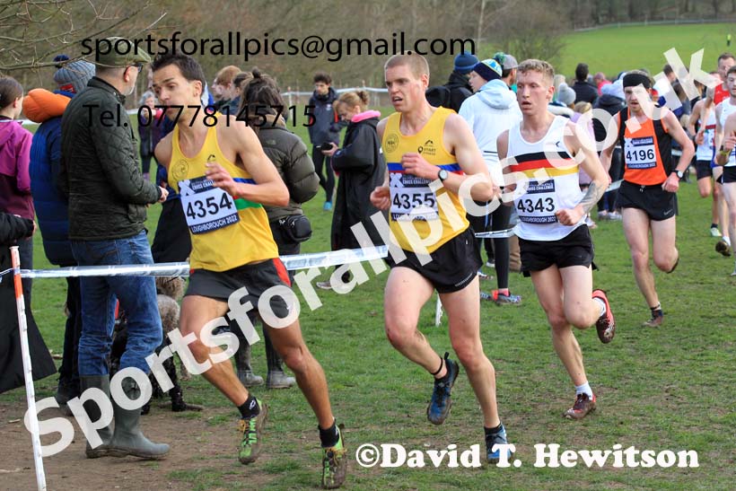 Senior Mens 2022 CAU Inter Counties Cross Country, Prestwold Hall, Loughborough.  Photo: David T. Hewitson/Sports for All Pics